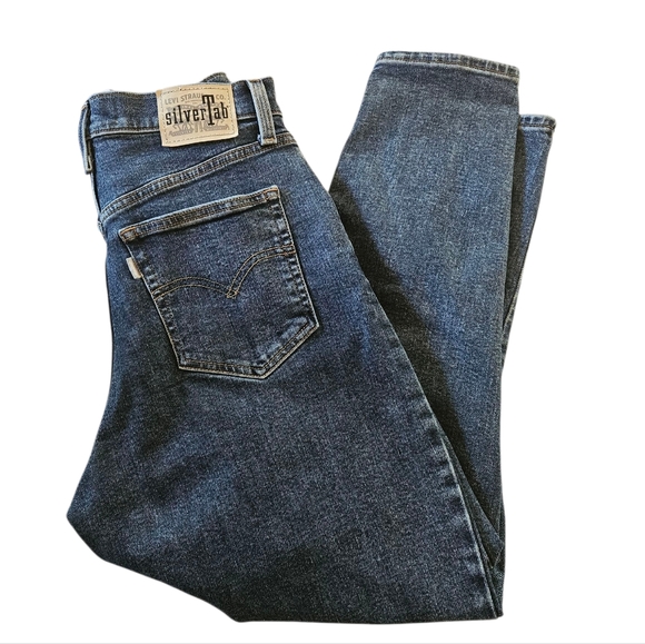 Levis SilverTab Blue Mom Jean High Rise - Picture 1 of 7